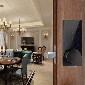 Smart Lock Electronic Touch Screen Keypad Deadbolt Entrance With Key Remote Keypad Digital Door Lock