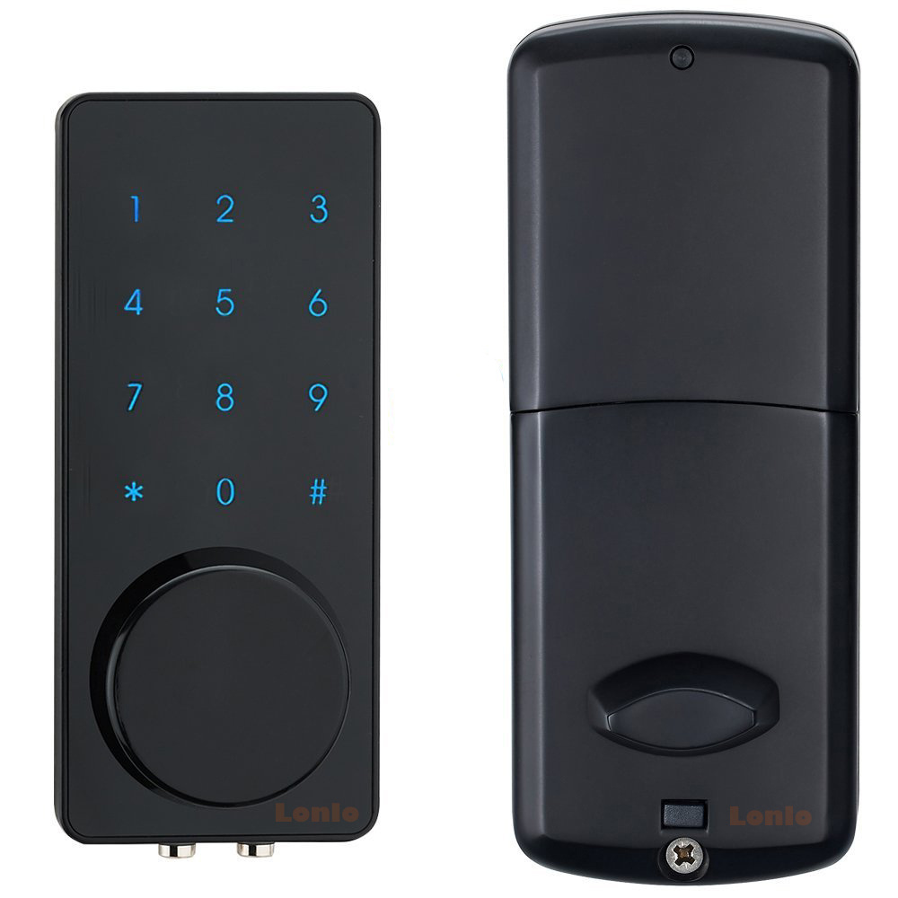 Smart Lock Electronic Touch Screen Keypad Deadbolt Entrance With Key Remote Keypad Digital Door Lock