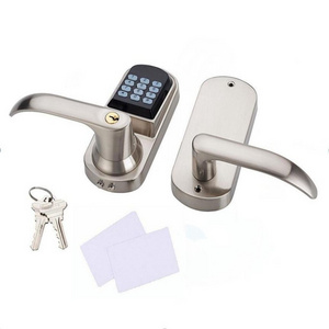 Unlock With Code or Mechanical Key Electronic Keyless Code Door Lock