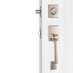 Door Lock Manufacturer Entrance Handleset Zinc Alloy Grip Handle Lock