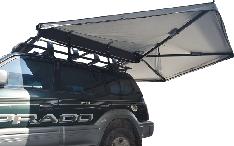 OEM/ODM retractable camper 270 degree freestanding car side awning roof top tent folding awning for car