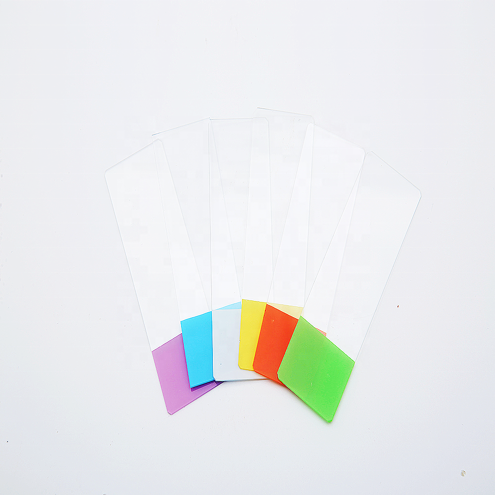 Laboratory Colored Frosted Microscope Glass Slides 7109