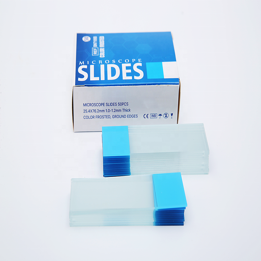 Laboratory Colored Frosted Microscope Glass Slides 7109