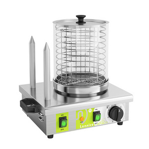 Catering cart food electric hot dog spike machine hot dog making hot dog warmer with container