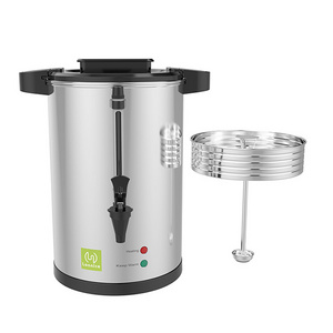 6L -30L stainless steel electric temperature control tea urn water boiler catering urn