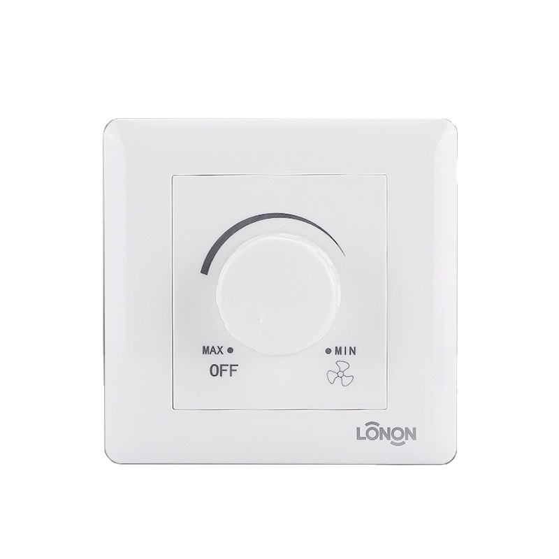 wall small dimmer rotary fan speed switch with high quality