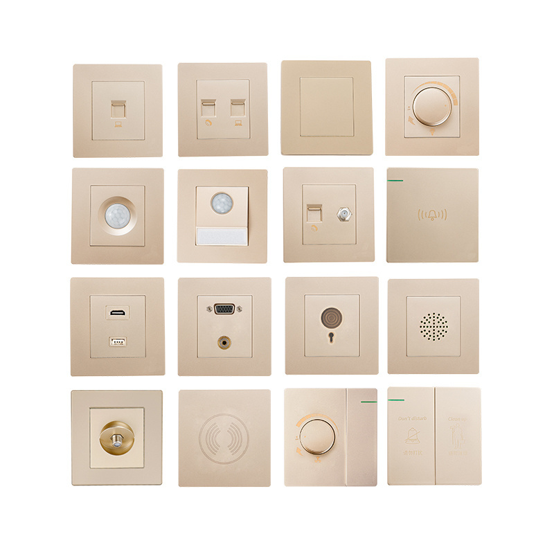 Uk standard wall sockets and switches electrical touch wall light switch