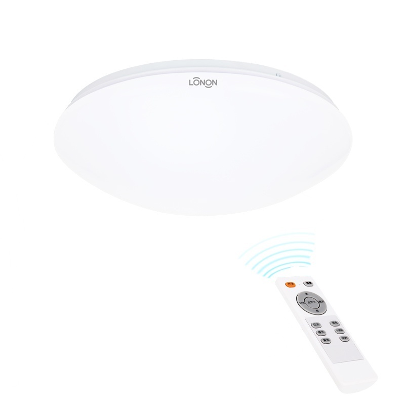 Remote Motion Sensor Control Smart 360 Degree Plastic Color Change 24w RGB LED Ceiling Light