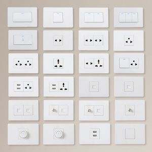 US OEM/ODM customized panel pc stainless steel glass wall switches electrical sockets and switches