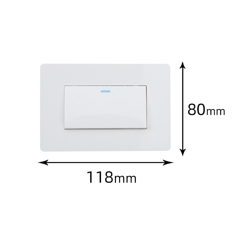 US OEM/ODM customized panel pc stainless steel glass wall switches electrical sockets and switches