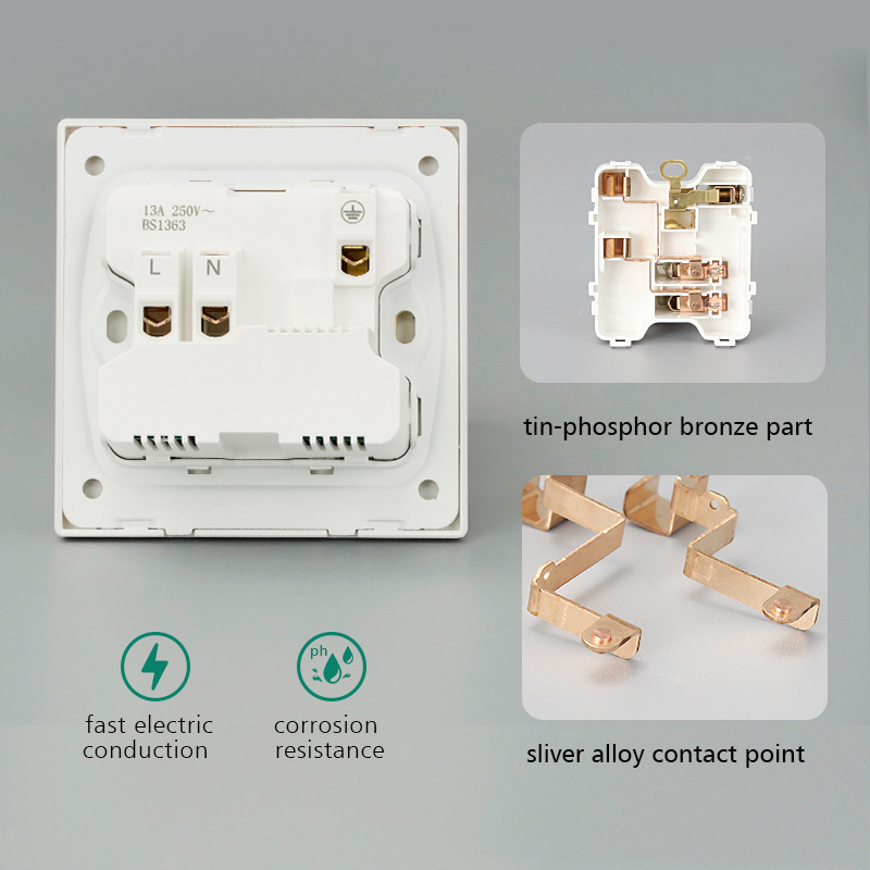 PC 86 1/2 Way 1/2/3/4 Gang uk standard piano wall switch sockets and switches electrical