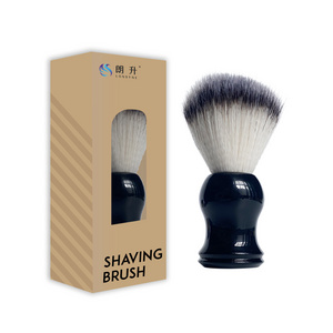 High quality synthetic shave brushes Black wooden handle for men wet shave yaqi shaving brush