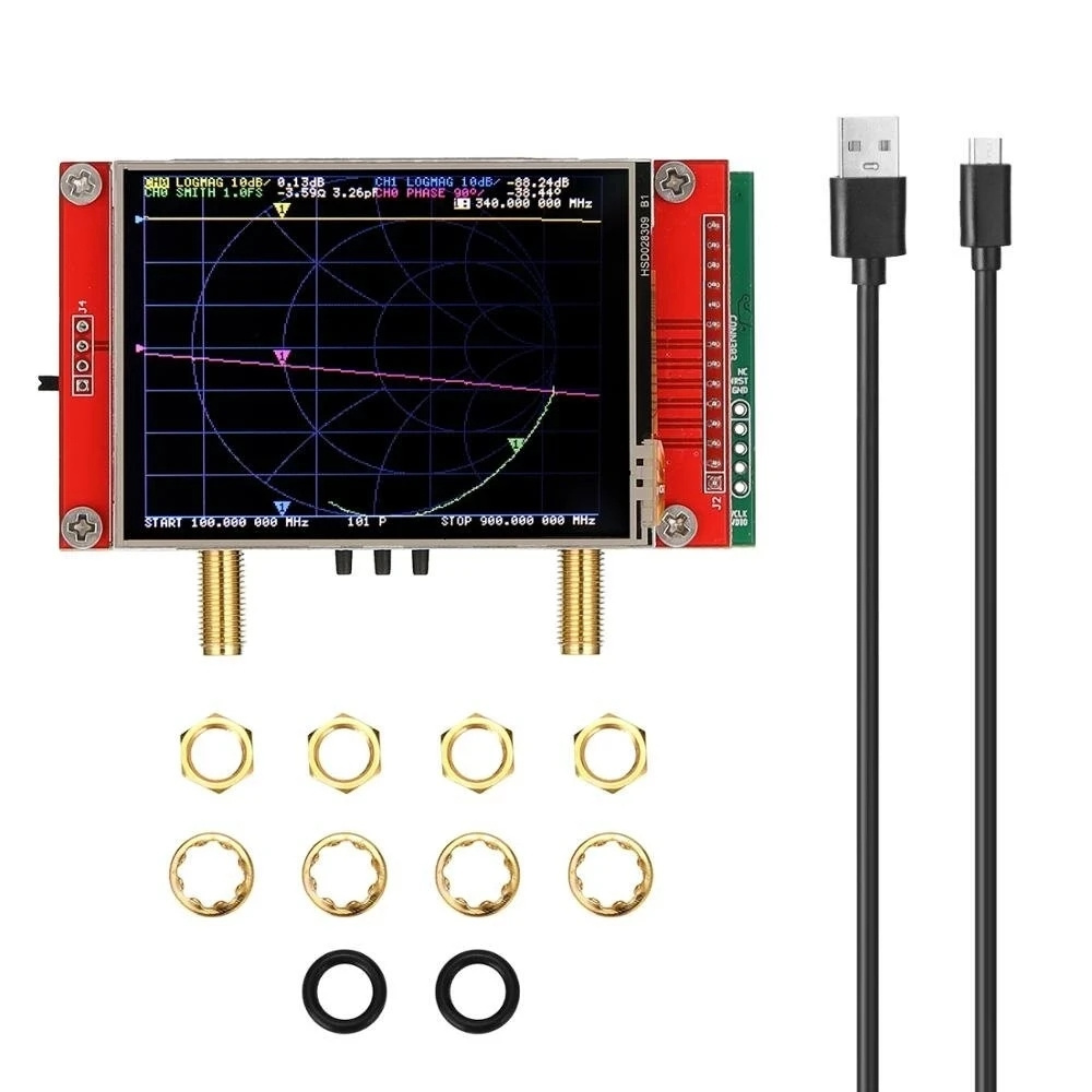 Ham 100KHz-1.7GHz full Band UV HF RTL-SDR USB Tuner Software Defined Radio Receiver R820T 8232 with Antenna and USB cable