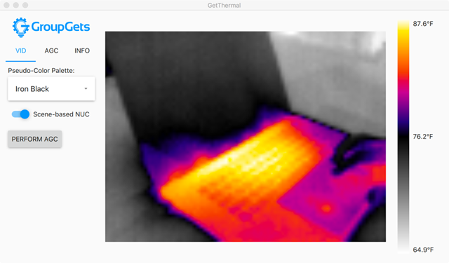 PureThermal 2 - FLIR Lepton Smart I/O Module - PURETHERMAL-2 power supply sony pcba flexiblecurved projector circuit