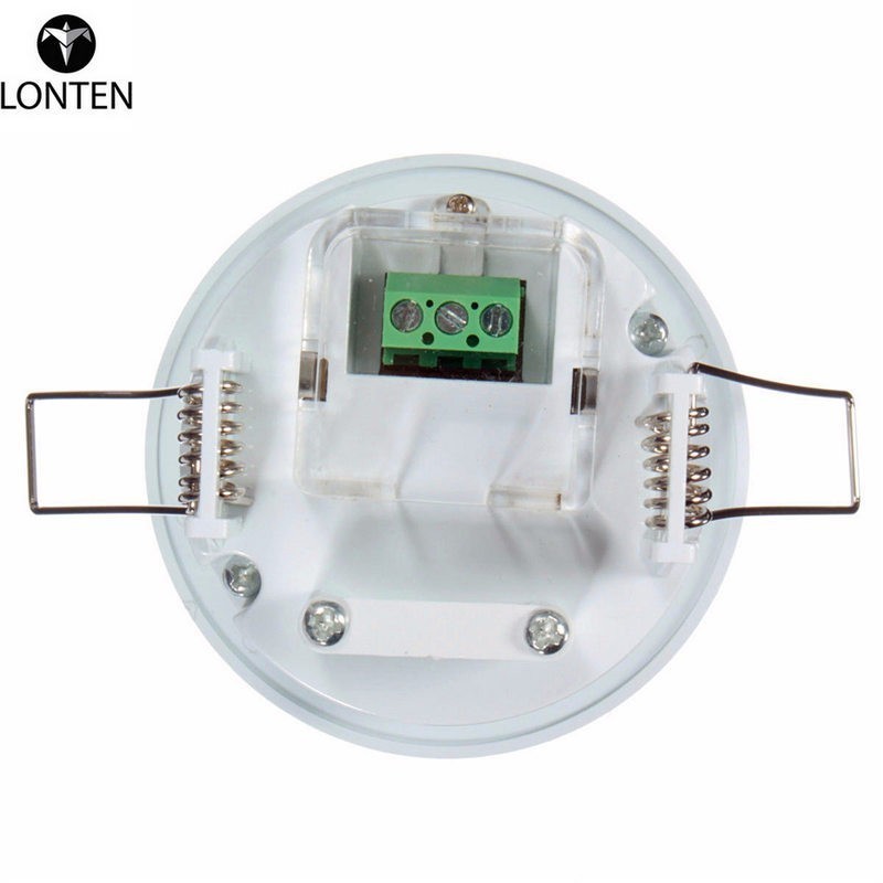 Lonten New Electric UnitAC 220V-240V 50Hz 360 Degree Mini Reced PIR Ceiling Occupancy Motion Sensor Detector Switch