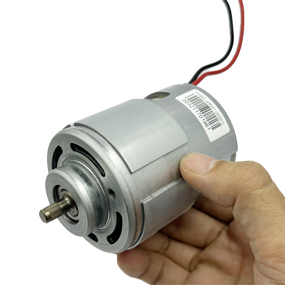 Johnson 800W Carbon Brush Power Motor DC 12V 18V 24V 19000RPM High Speed Double Ball Bearings for Electric Tool Saw Lawn Mower