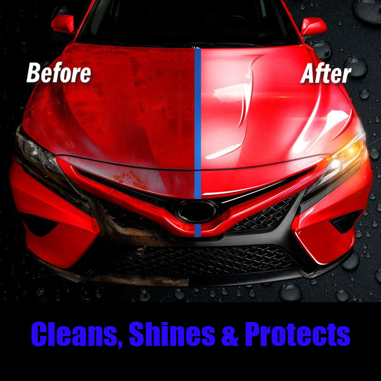 High Quality Concentrated Car Wash Shampoo Wax Oem Car Shampoo 2L Waterless Surface Clean Exterior Car Wash