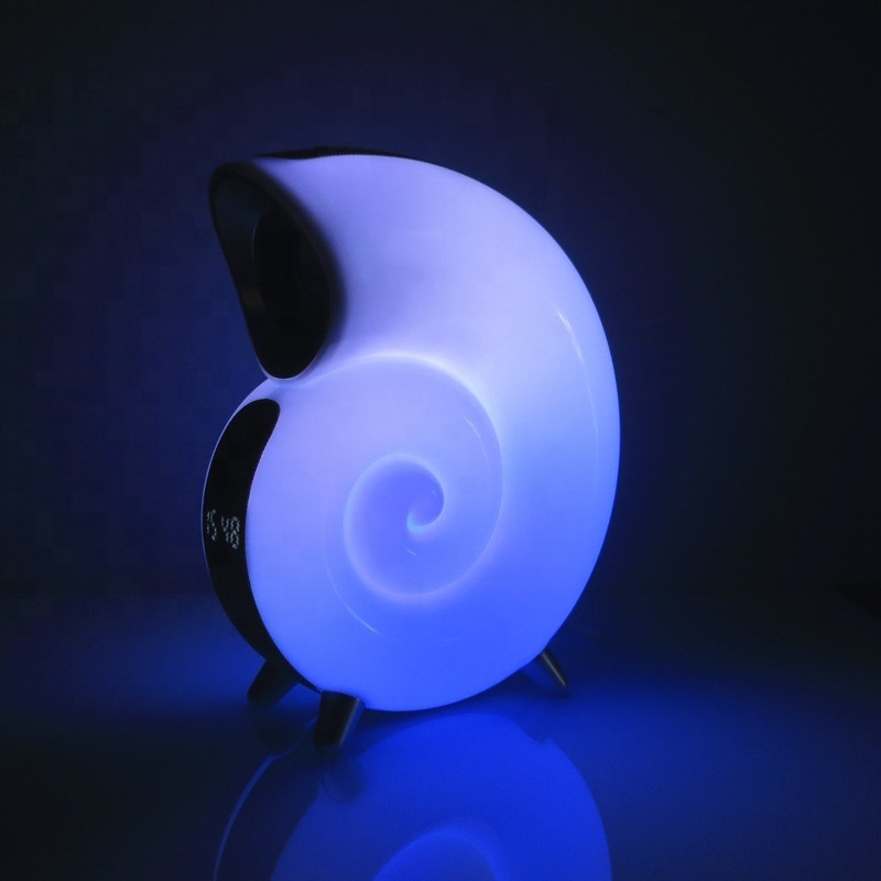 Lonvel Multi-function Speaker Conch App Control Multiroom Led Night Light Lamp Bass Hifi Wireless Speaker Atmosphere Speakers