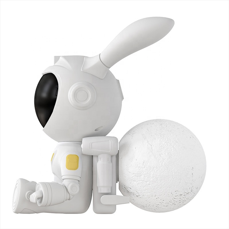 Lonvel Newest Rabbit Astronaut Star Projector Sky Night Light for Kids Adults Bedroom Space Lights for Bedroom Decor Aesthetic