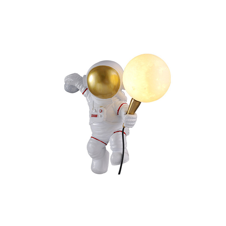 Astronaut wall  Creative lamp children bedroom decoration 3D moon lamp Astronaut desktop small night lamp wholesale