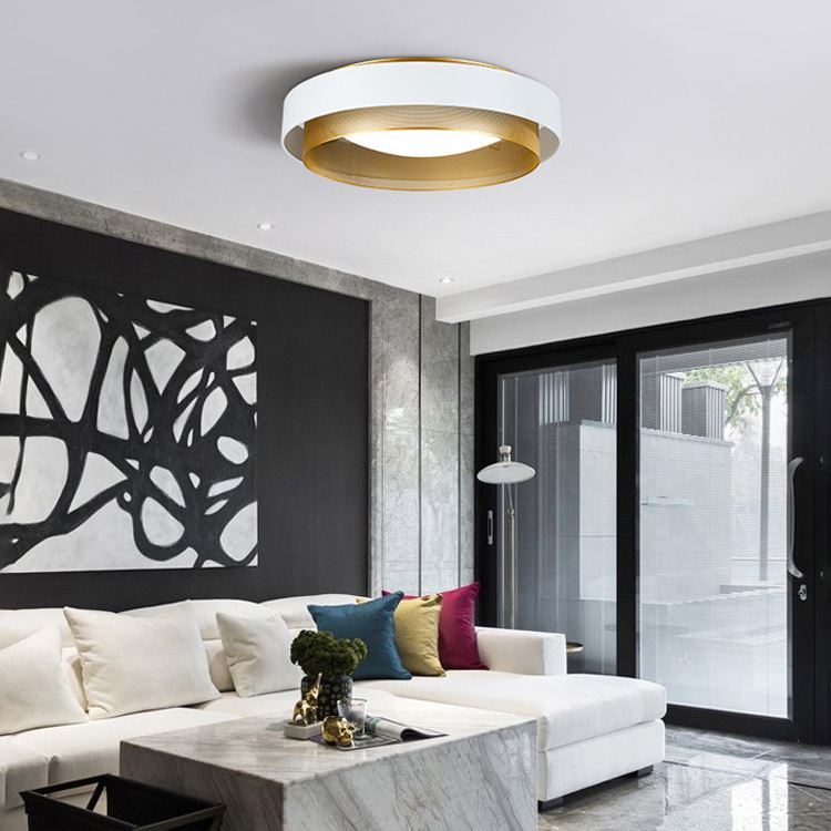 Modern Minimalist Lighting Ceiling Modern Surface Installation Led Panel Light Ceiling Round Living Room Bed Room Light