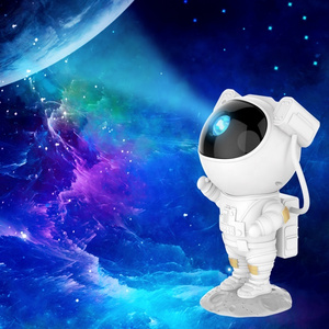 Wholesales Dropshipping Astronaut Shaped Starry Projector Star Light Night Light Bedroom Projection Lamp Room Decoration