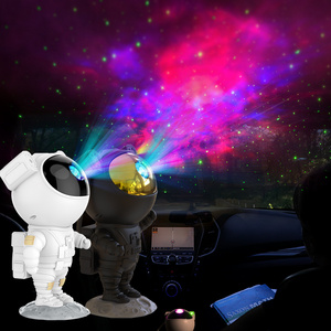 Lonvis Galaxy Light Projector For Kids Star Projector Moon Nebula Astronaut Shaped Light Usb Astronaut Star Light Projector