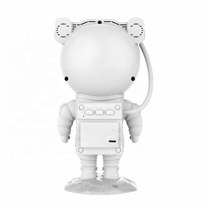 Lonvis Space Buddy Projector Car Door Led Projector Children Mood Led Light  Galaxy Shaped Astronaut Projector For Decoration