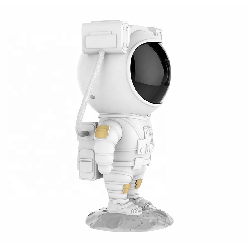 Lonvis Space Buddy Projector Car Door Led Projector Children Mood Led Light  Galaxy Shaped Astronaut Projector For Decoration