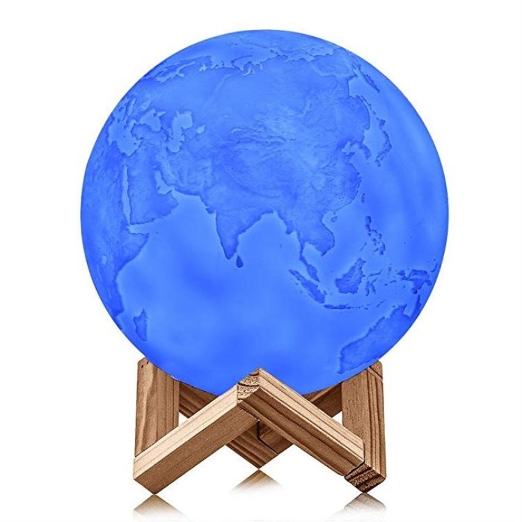 3D earth lamp 15cm painting earth table sphere lamp colorful globe educational night light