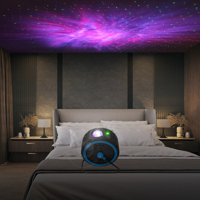 Star Projector LED Nebula Cloud Ambiance Night Light for Baby Kids Bedroom Game Rooms with Bluetooth Speaker BestSuppliers
