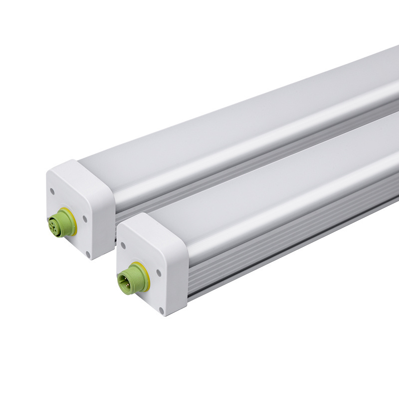 Frosted clear cover IP65 led batten tubes durable 1200mm 2400mm led triproof light