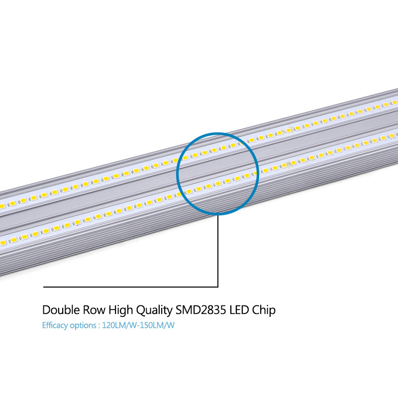 LED T5 Integrated Single tube light Fixture 2FT 15W 5000K Utility Shop Light double integrated led t5 fluorescent tube lamp