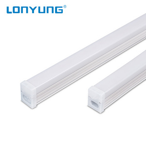 OEM ODM ETL CE Aluminum PC led shop lights fixture square 1FT 2FT 3FT 4FT T5 Under kitchen cabinet led light tube