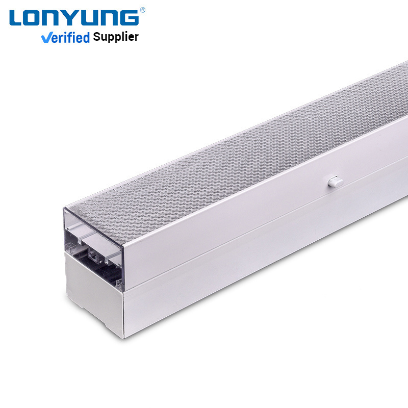 Workbench surface mounted or pendant ceiling linear light 150cm 60w 0~10v dimmable linkable led batten fixture