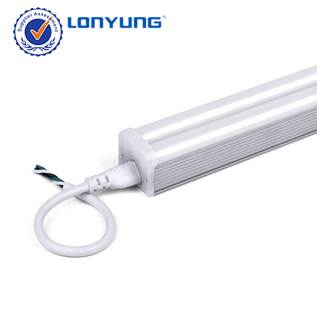 4ft 8ft 40w 60w 120lm/w 6500k LED Batten Fitting 5ft 6ft Indoor double T5 tube integrated Linear Lighting