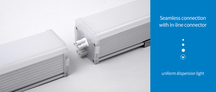 Aluminum Profile Mounted Linkable 4Ft 8Ft Emergency 60W120W Warehouses Led Linear Light