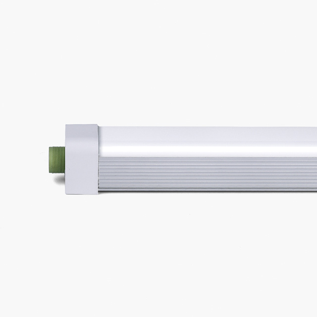 Warehousing frosted clear cover IP65 waterproof led batten linear tube 120 240cm mini led triproof light