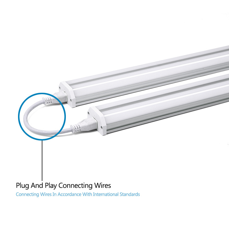 CE approved 4 Feet Led Shop Light tube 60W 8ft 30W 4 foot 15W 2 feet Double Integrated Linkable Led Shop Light Fixtures