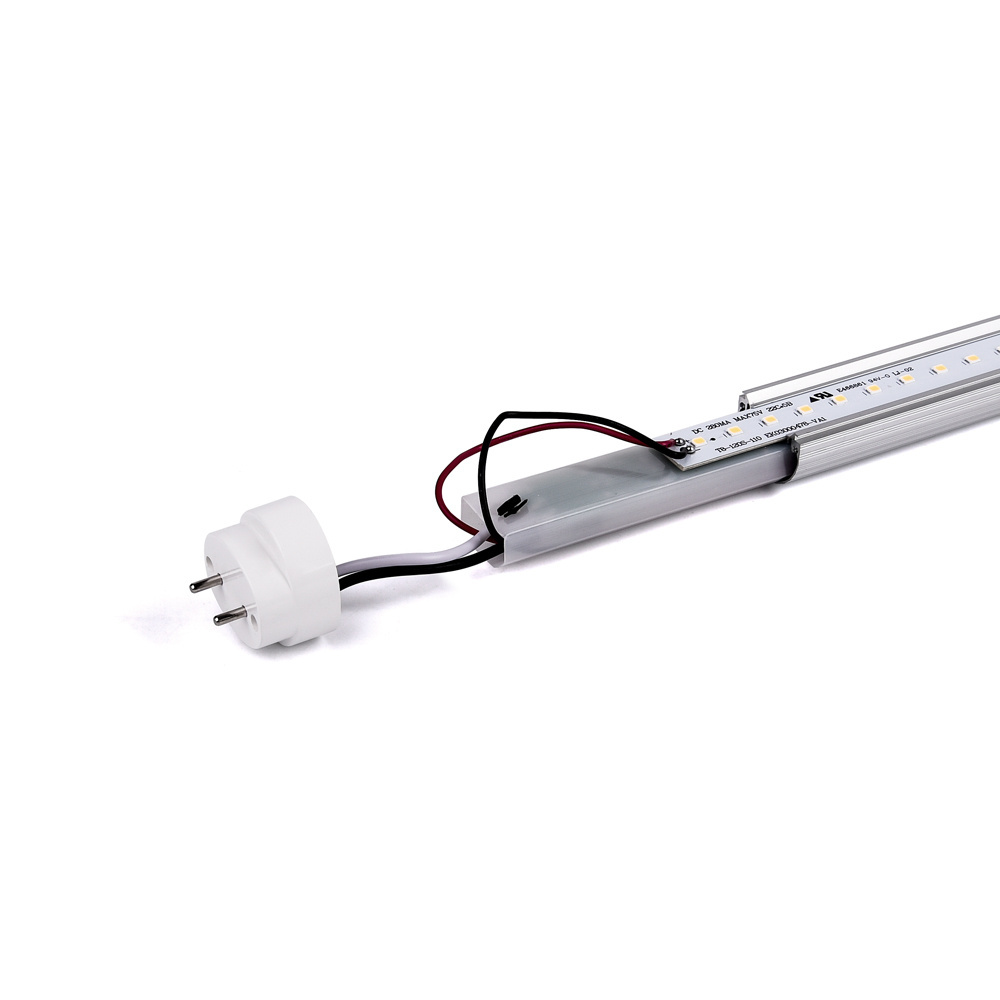 Factory price rotatable ended cap T8 led tube 2ft 4ft for office classroom Warm natural cool white 4ft led fluorescent light