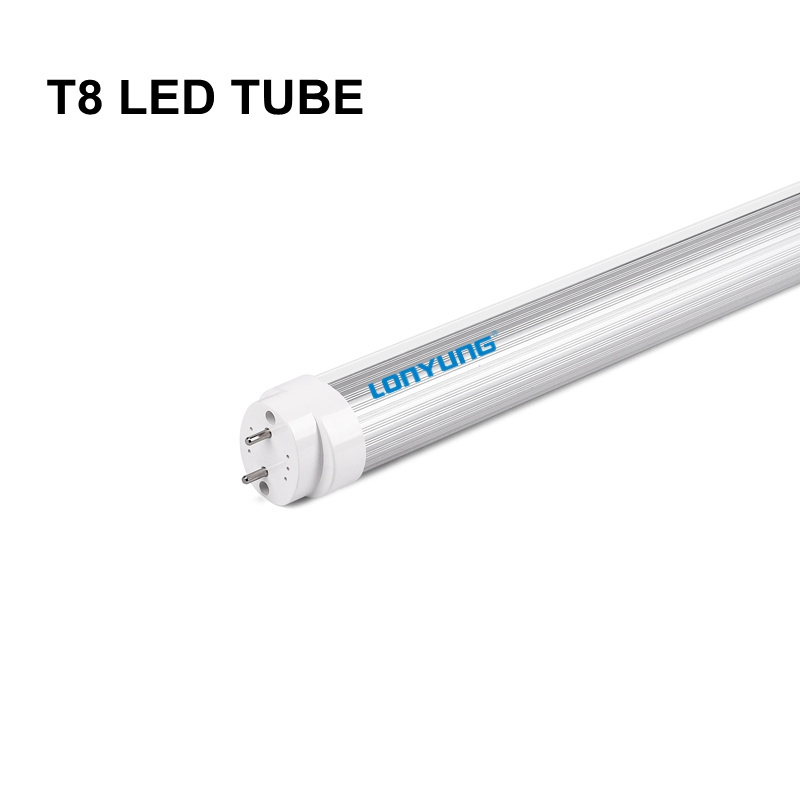 Factory price rotatable ended cap T8 led tube 2ft 4ft for office classroom Warm natural cool white 4ft led fluorescent light