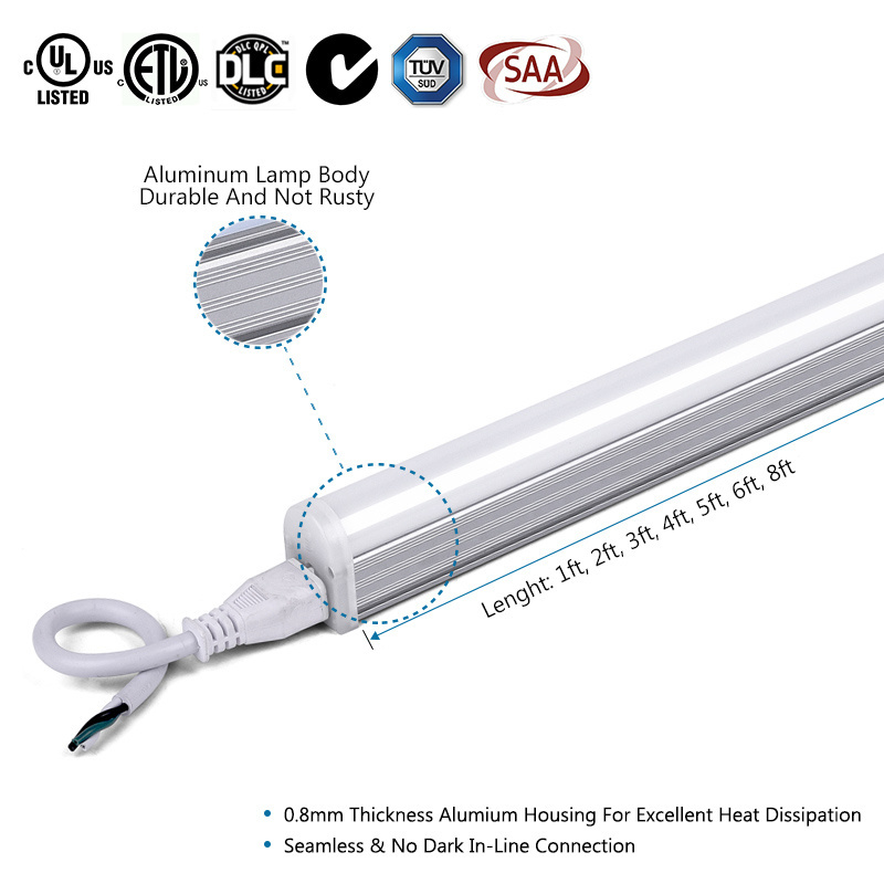 1200MM 18 Watt Smd 2835 2Ft 4Ft 8Ft 240CM 30W Led Single Linear Lighting Shop T5 Led Tube Light Fixture