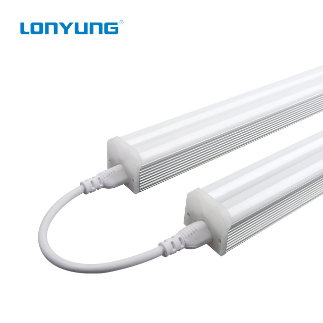 supermarket 60cm 15 watts 3ft 0.9m 25W display fixtures fittings raw material enclosure double t5 integrated tube light