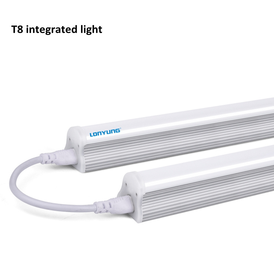 zhongshan purification lamp 1200mm 18w led batten light integrated t8 natural white linkable linear ceiling led lights with SAA