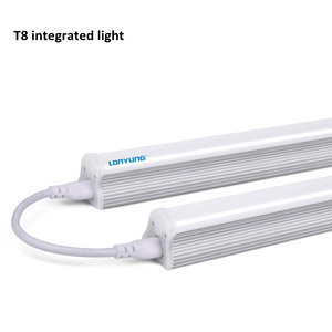 zhongshan purification lamp 1200mm 18w led batten light integrated t8 natural white linkable linear ceiling led lights with SAA