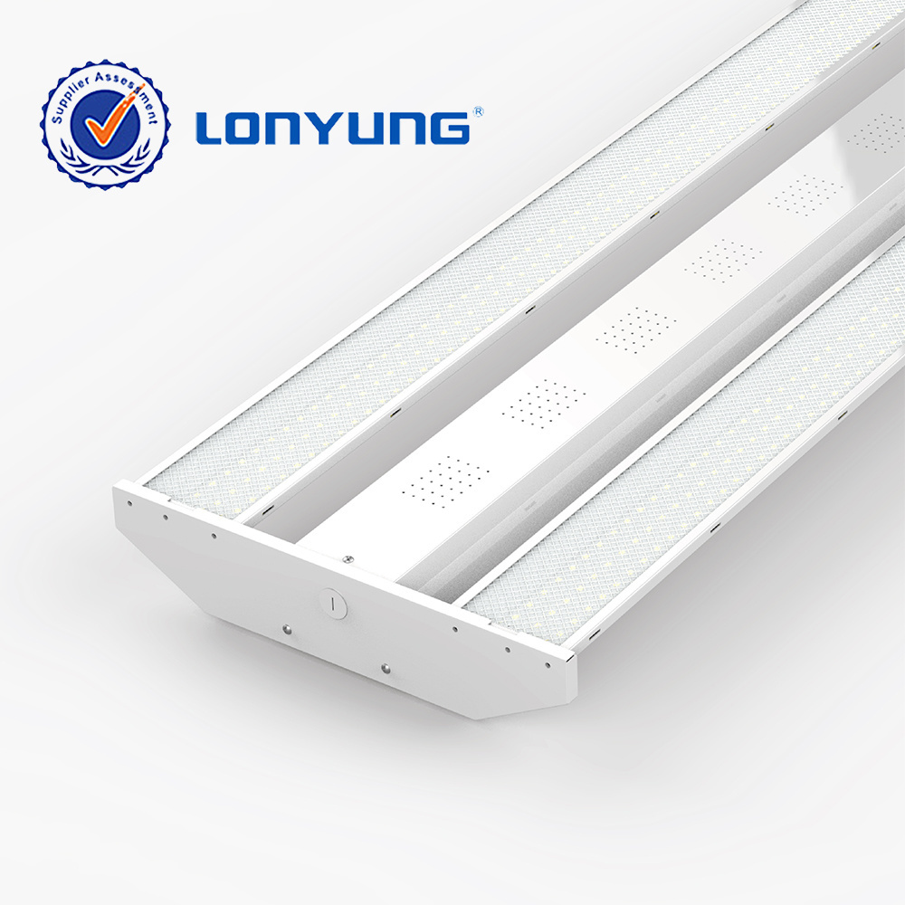 Garage Factory Warehouse Workshop 2Ft 4Ft 80W 135Lm/W 0-10V Dimmable Super Bright Industrial Led Linear High Bay Light Fixture