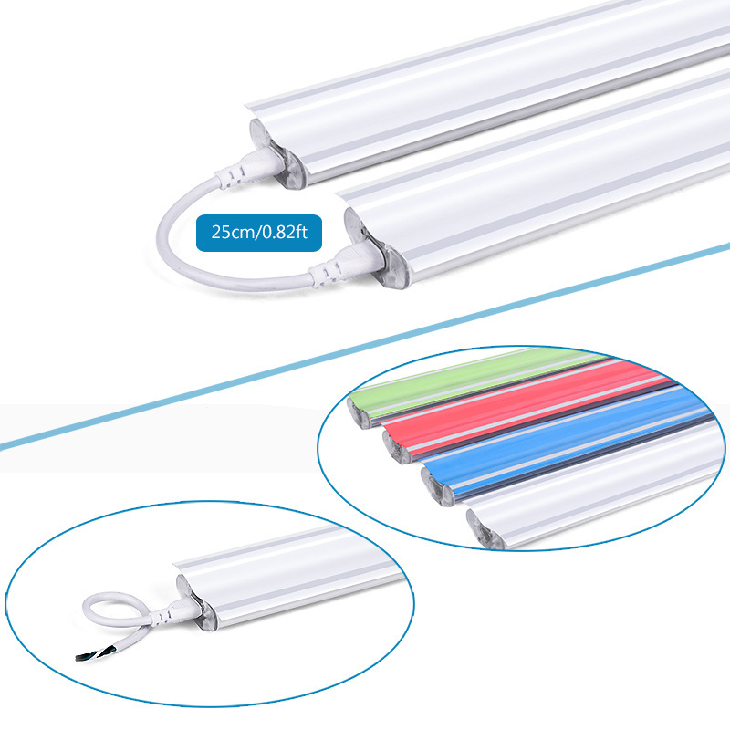 2Ft 4Ft 1.2M 12W Ceiling Surface Mounted CCT Adjustable Dimmable Decoration Linkable Led Batten Tube Light For Office Corridor