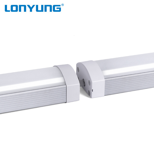 Lonyung indoor 120cm 2ft 4Ft 6ft 3500k Led Ceiling Pendant Linear Lights Linkable Led Batten lights Fixture