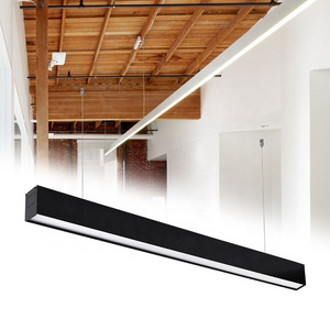 4FT Linkable LED Linear Light 3/4/5000K CCT Selectable Commercial Linear Lighting Fixture for Office