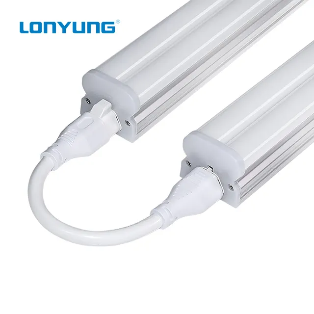 Japan Tube Hot Jizz 4Ft 8Ft 30W 60W Florescent Lights Fixture Emergency Lighting 0-10V Dimming Double T5 Led Light